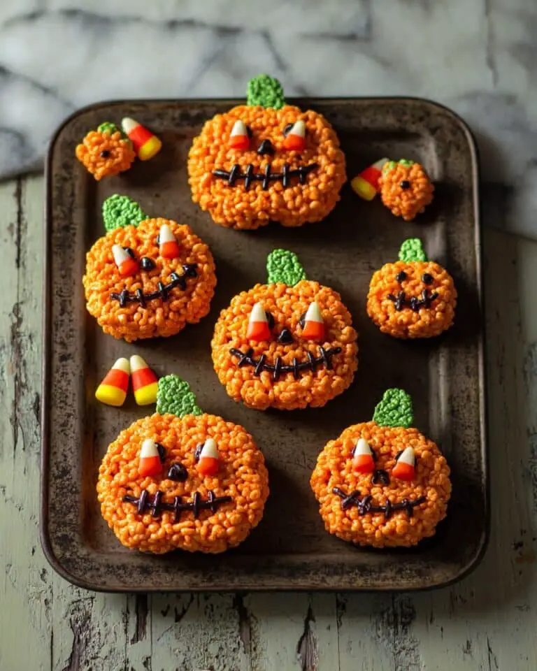 Jack-o’-Lantern Rice Krispies Recipe