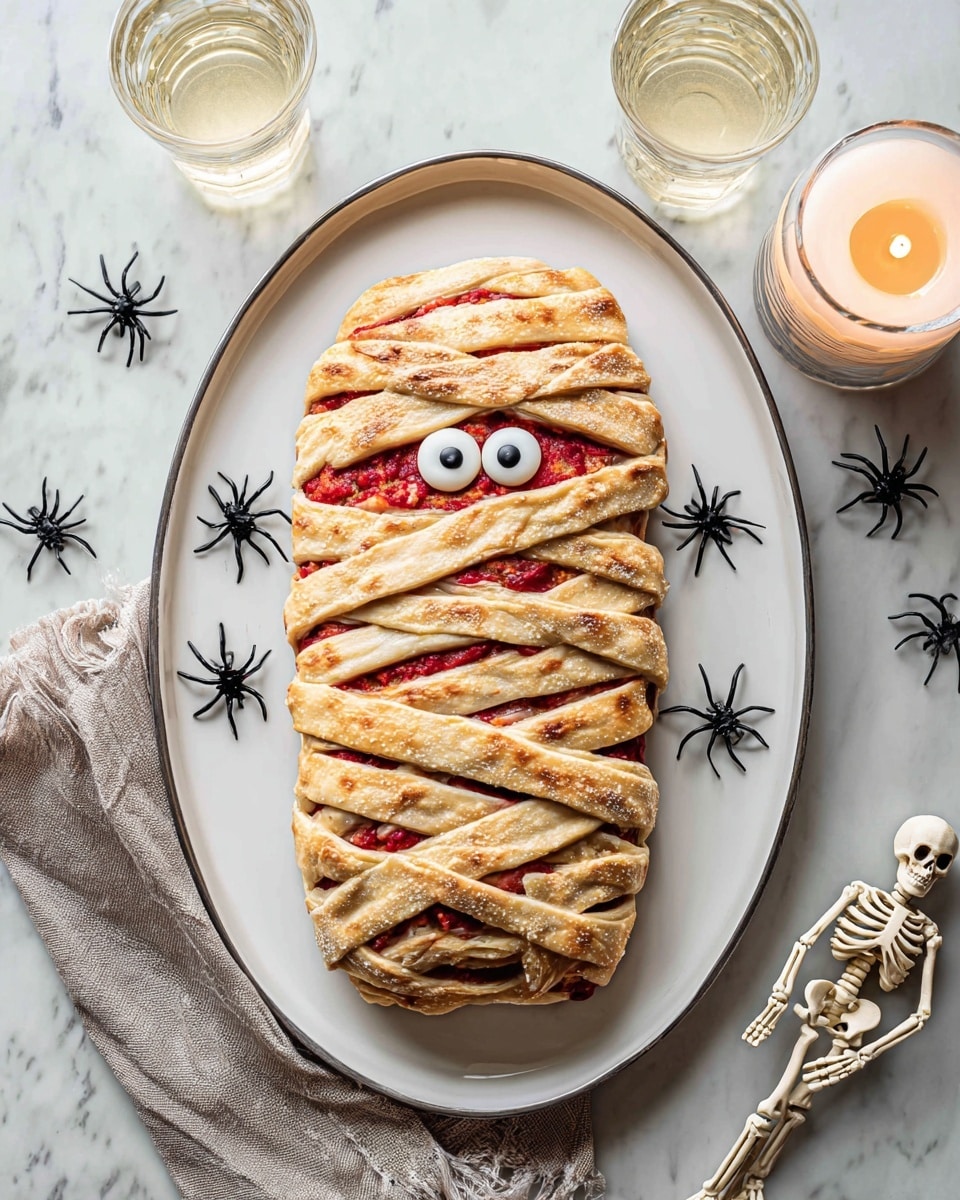 Mummy Meatloaf Recipe - Recipe Image