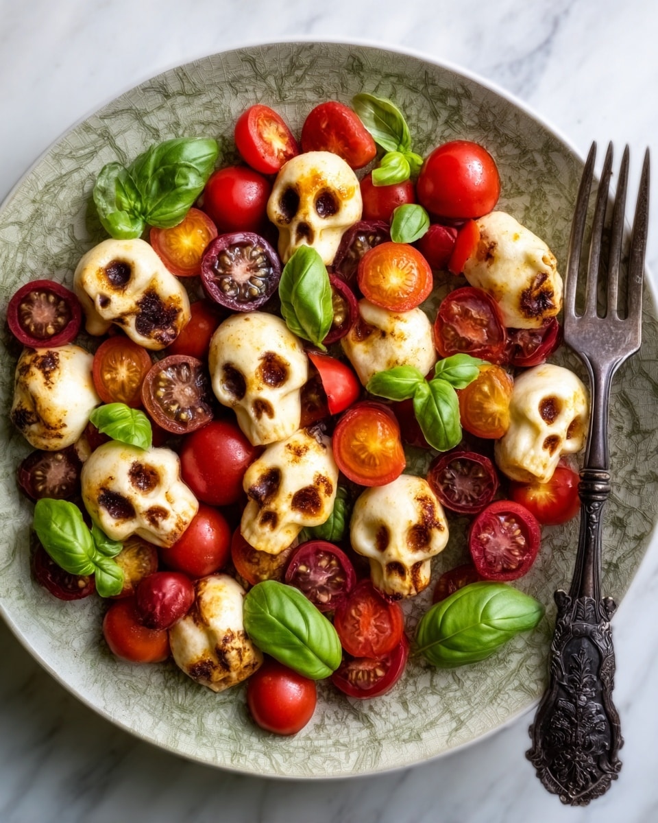 Halloween Caprese Salad Recipe - Recipe Image
