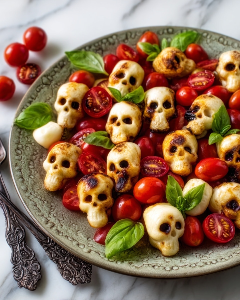 Halloween Caprese Salad Recipe - Recipe Image