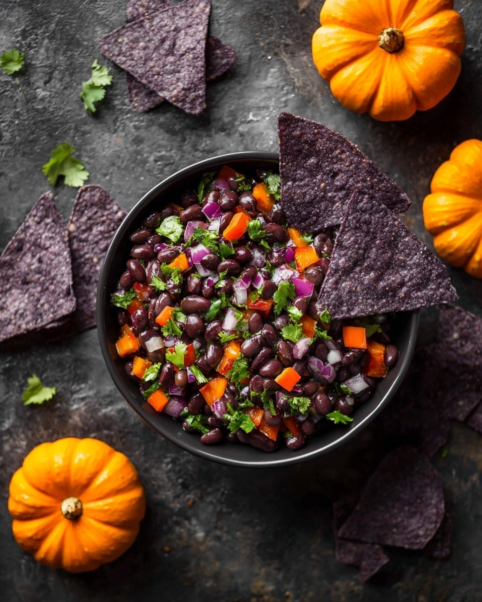 Halloween Bean Dip Recipe - Recipe Image