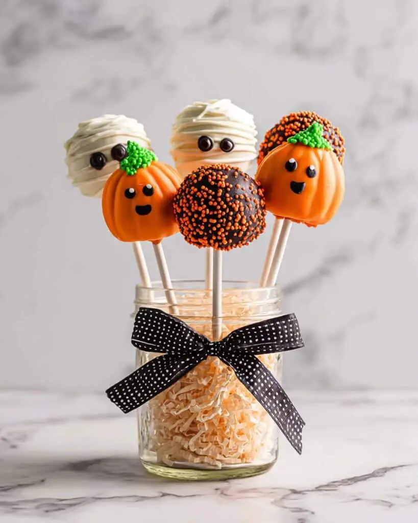 Halloween Cake Pop Decorations and Designs Recipe