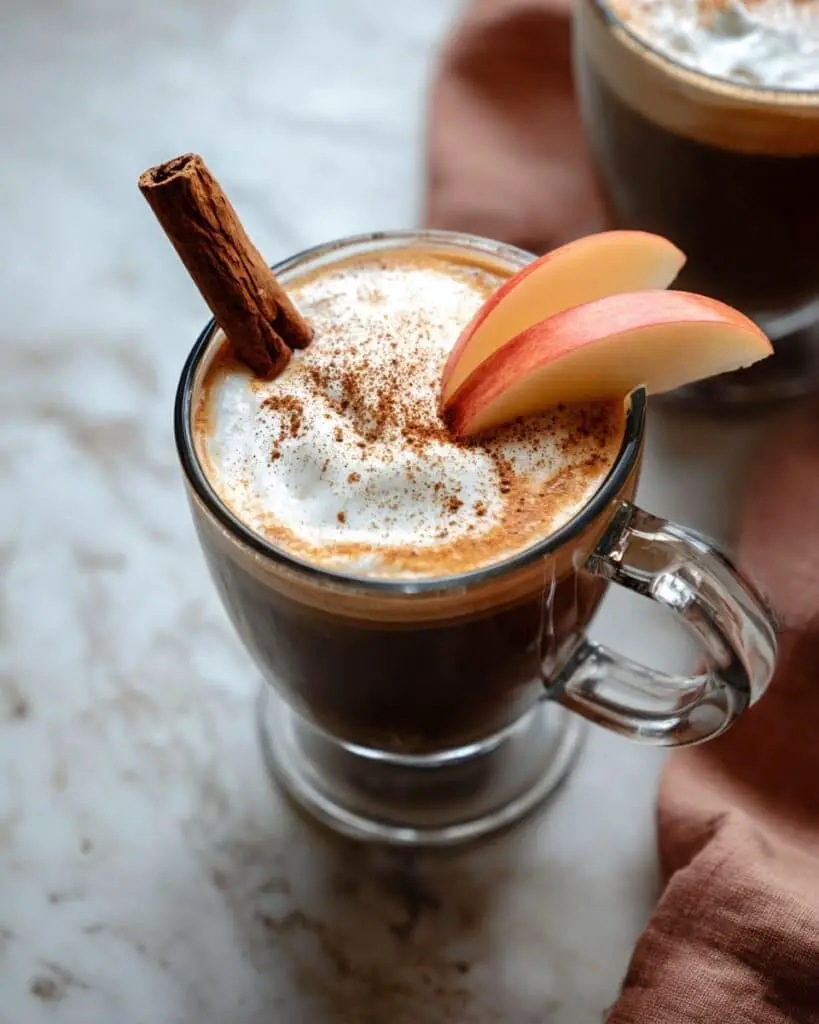 Pumpkin Apple Cider with Cinnamon Whipped Cream Recipe