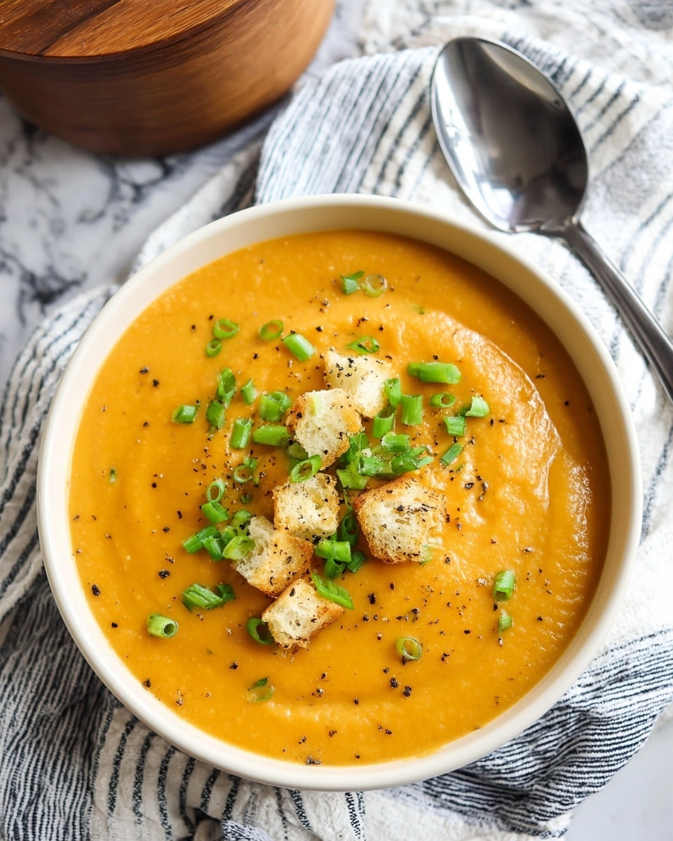 Vegan Potato and Cauliflower Soup with Cashew Cream Recipe - Recipe Image