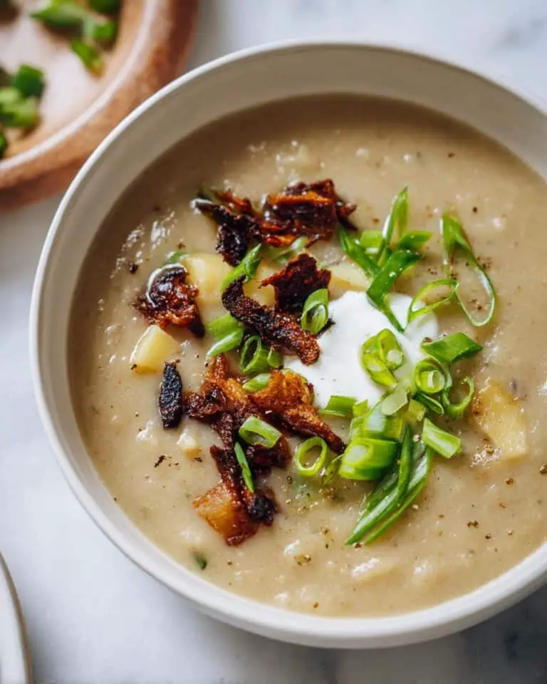 Creamy Vegan Potato Leek Soup Recipe
