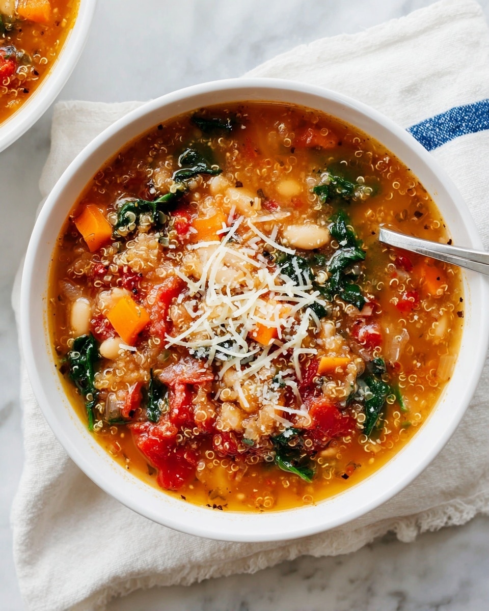 Quinoa Vegetable Soup Recipe - Recipe Image
