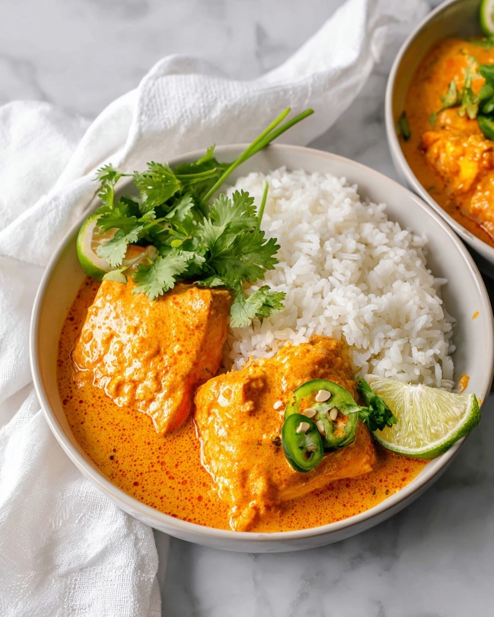 Coconut Curry Braised Salmon Recipe - Recipe Image