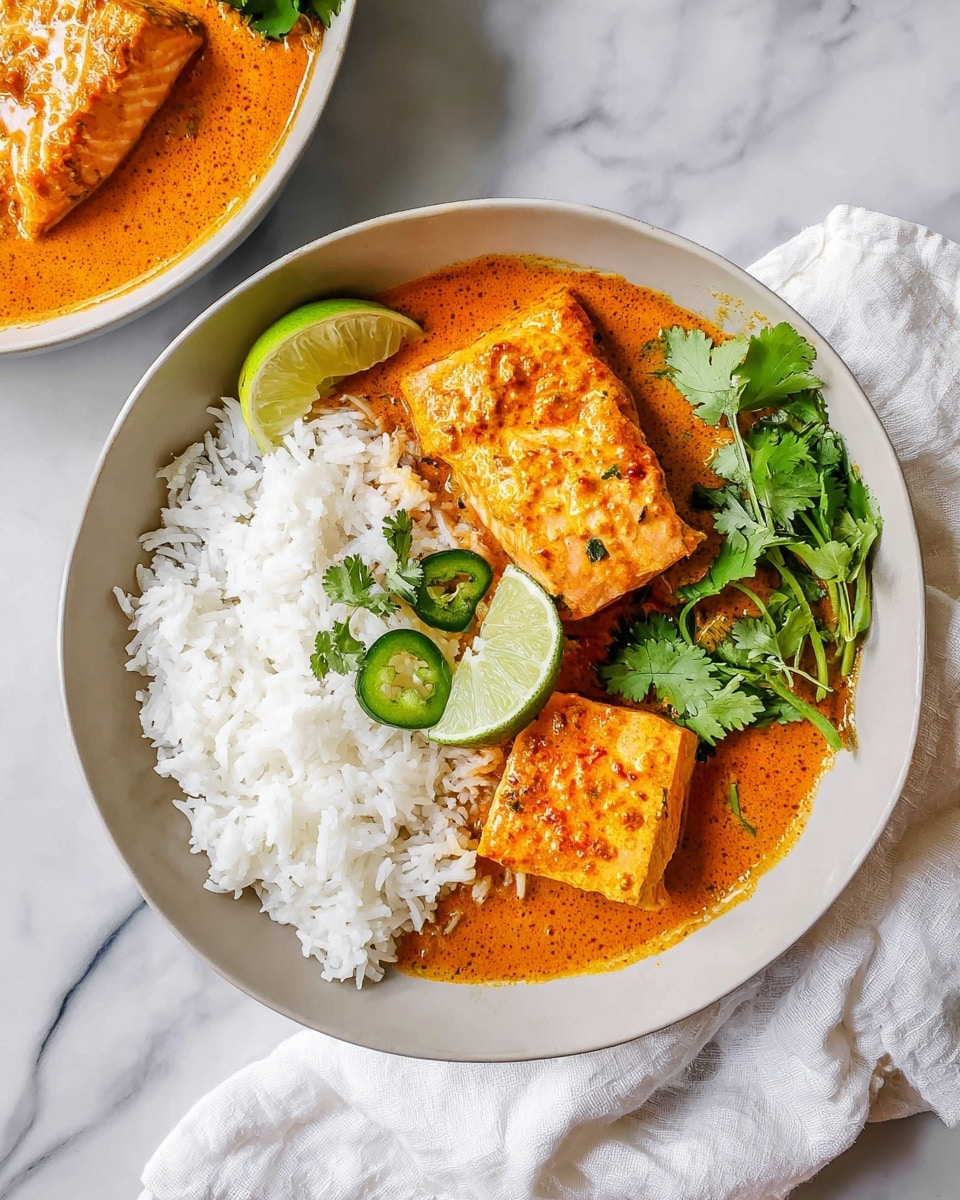 Coconut Curry Braised Salmon Recipe - Recipe Image