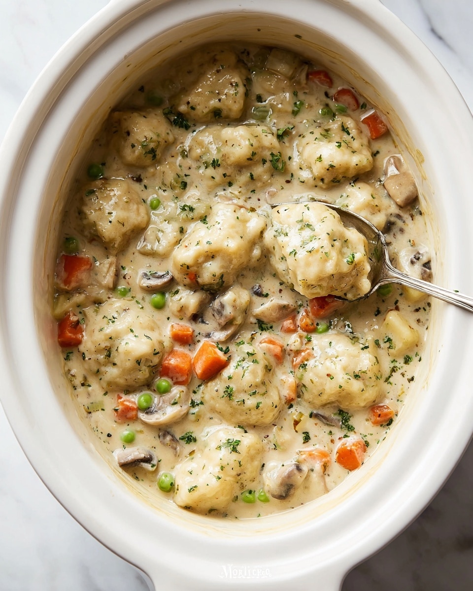 Crockpot Chicken and Dumplings Recipe - Recipe Image