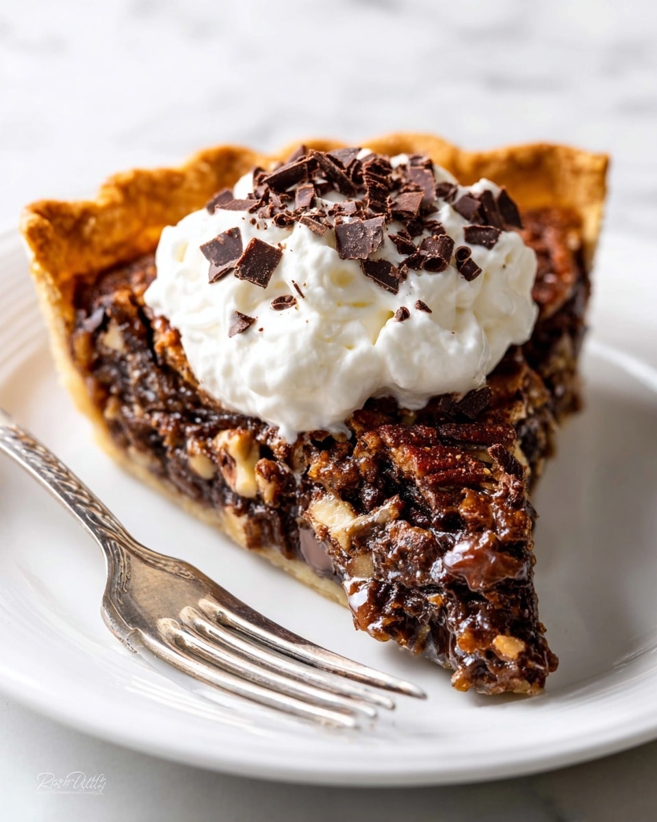 Dark Chocolate Pecan Pie Recipe - Recipe Image