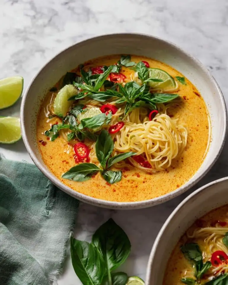Curry Coconut Noodle Soup Recipe