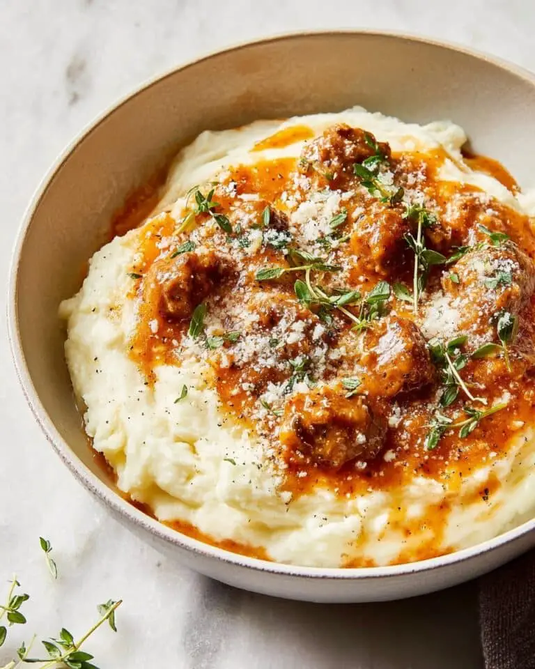 Sausage Ragu Polenta Bowls Recipe