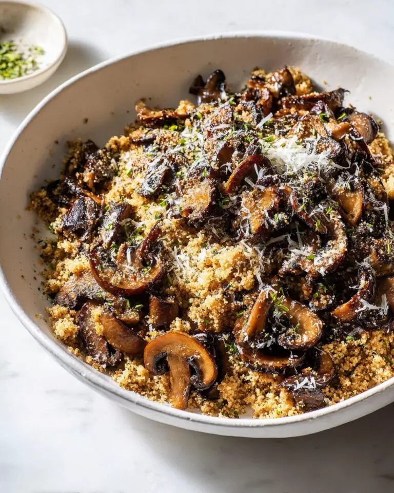 Crispy Wild Mushrooms with Lemon, Capers, and Homemade Breadcrumbs Recipe