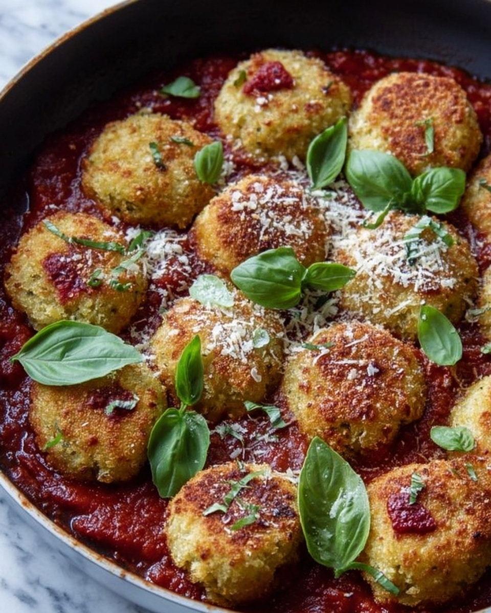 Chicken Parmesan Meatballs Recipe - Recipe Image