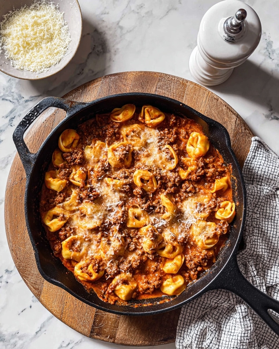 Tortellini with Spicy Sausage and Mascarpone Recipe - Recipe Image