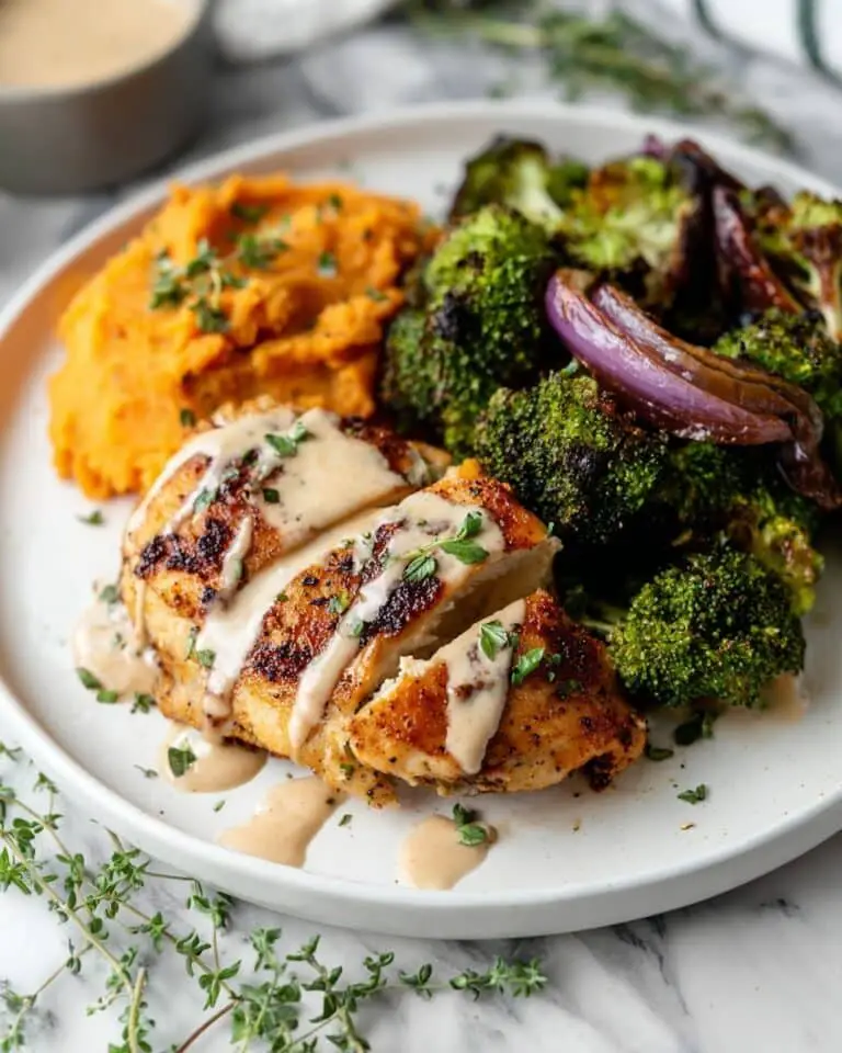 Sheet Pan Chicken Thighs with Broccoli and Honey-Mustard Sauce Recipe