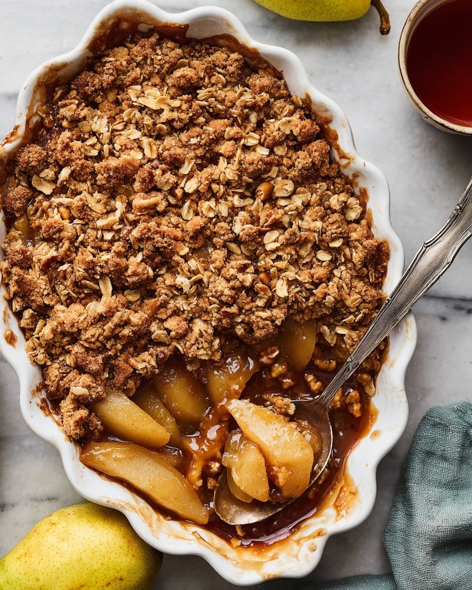 Pear Crumble Recipe - Recipe Image