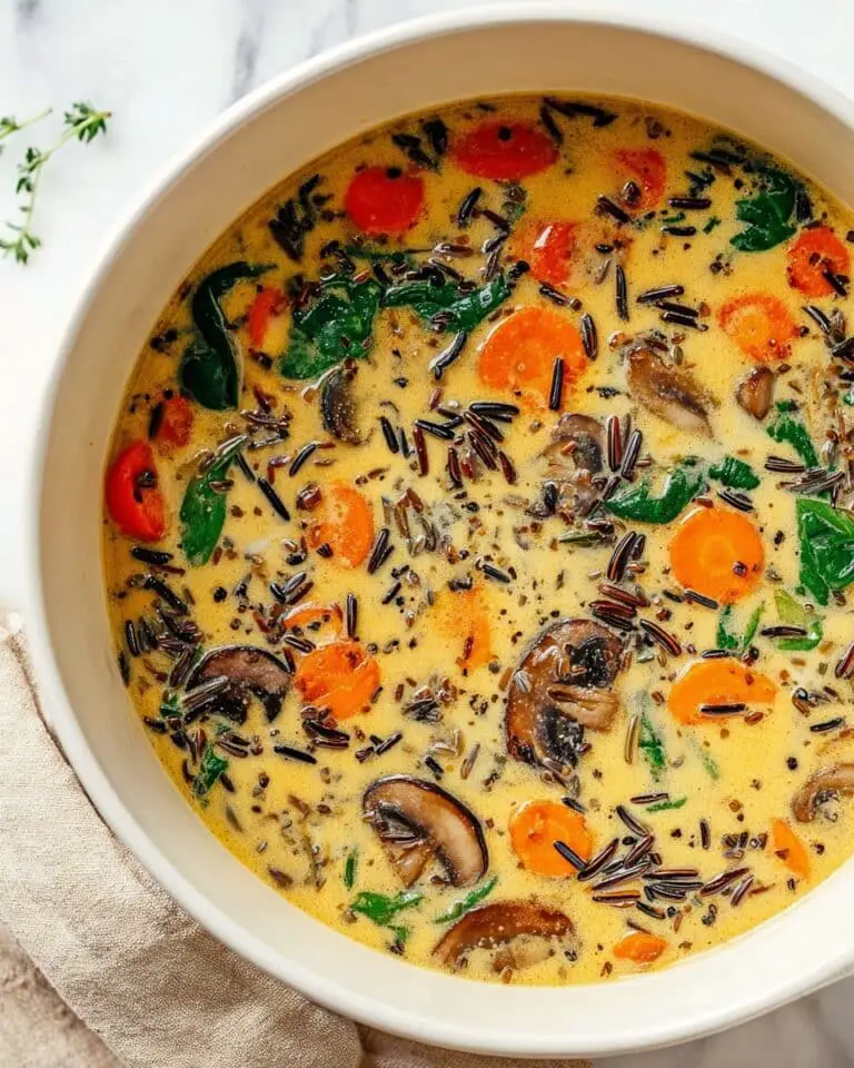 Cozy Autumn Wild Rice Soup Recipe