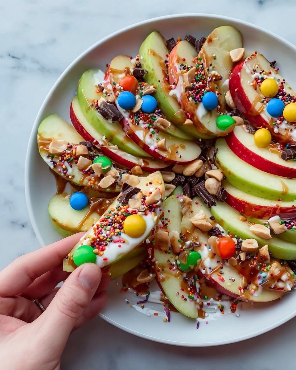 Caramel Apple Nachos Recipe - Recipe Image