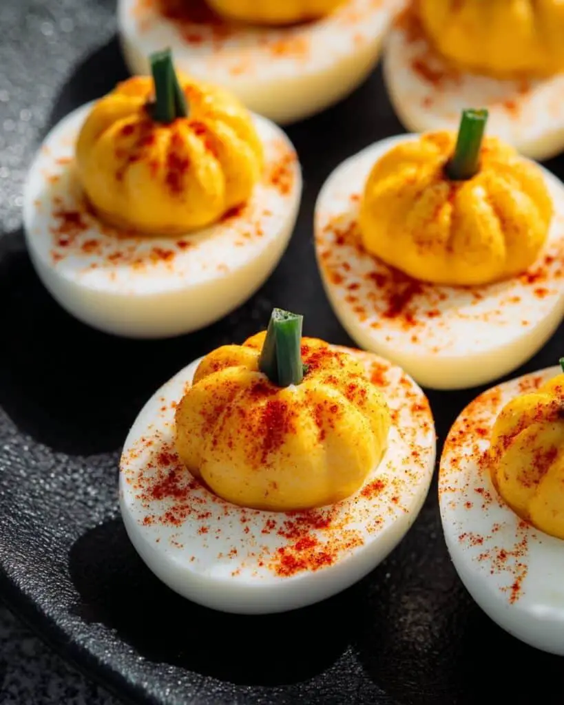 Pumpkin Deviled Eggs Recipe