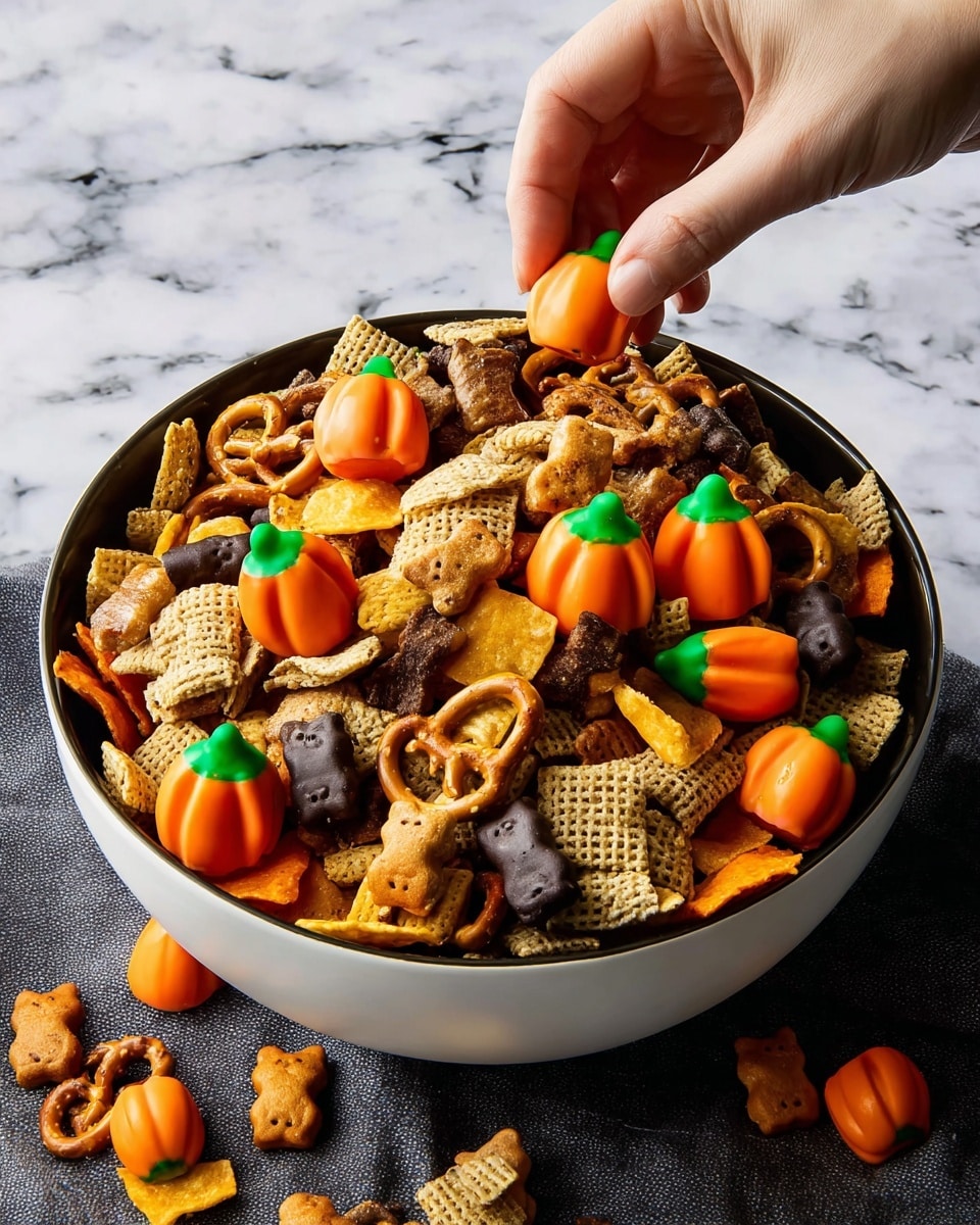 Halloween Chex Mix Recipe - Recipe Image
