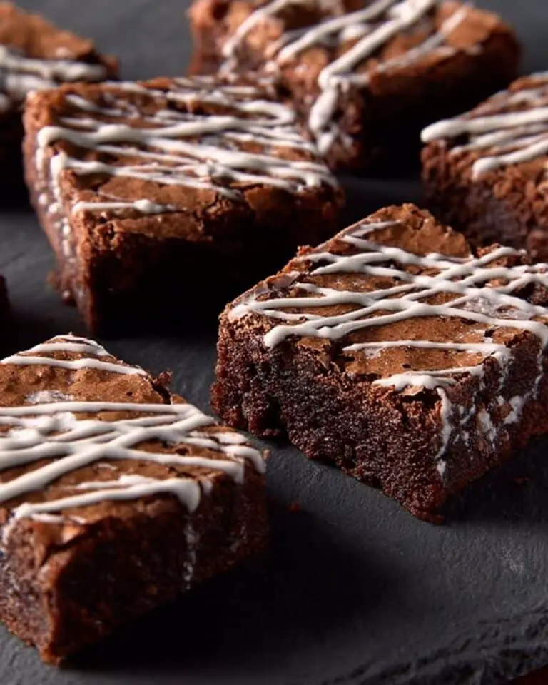 Cobweb Brownies Recipe