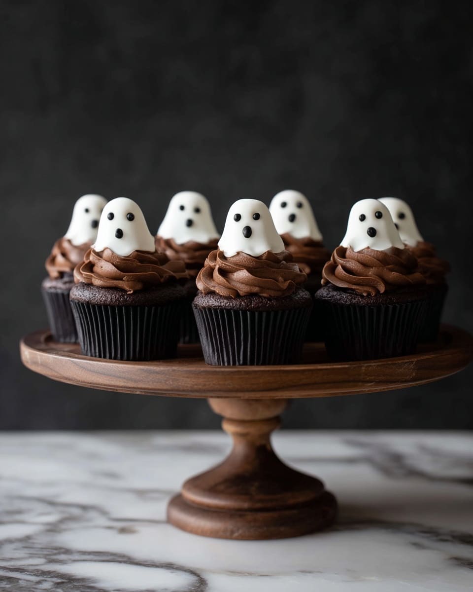 Ghost Cupcakes Recipe - Recipe Image