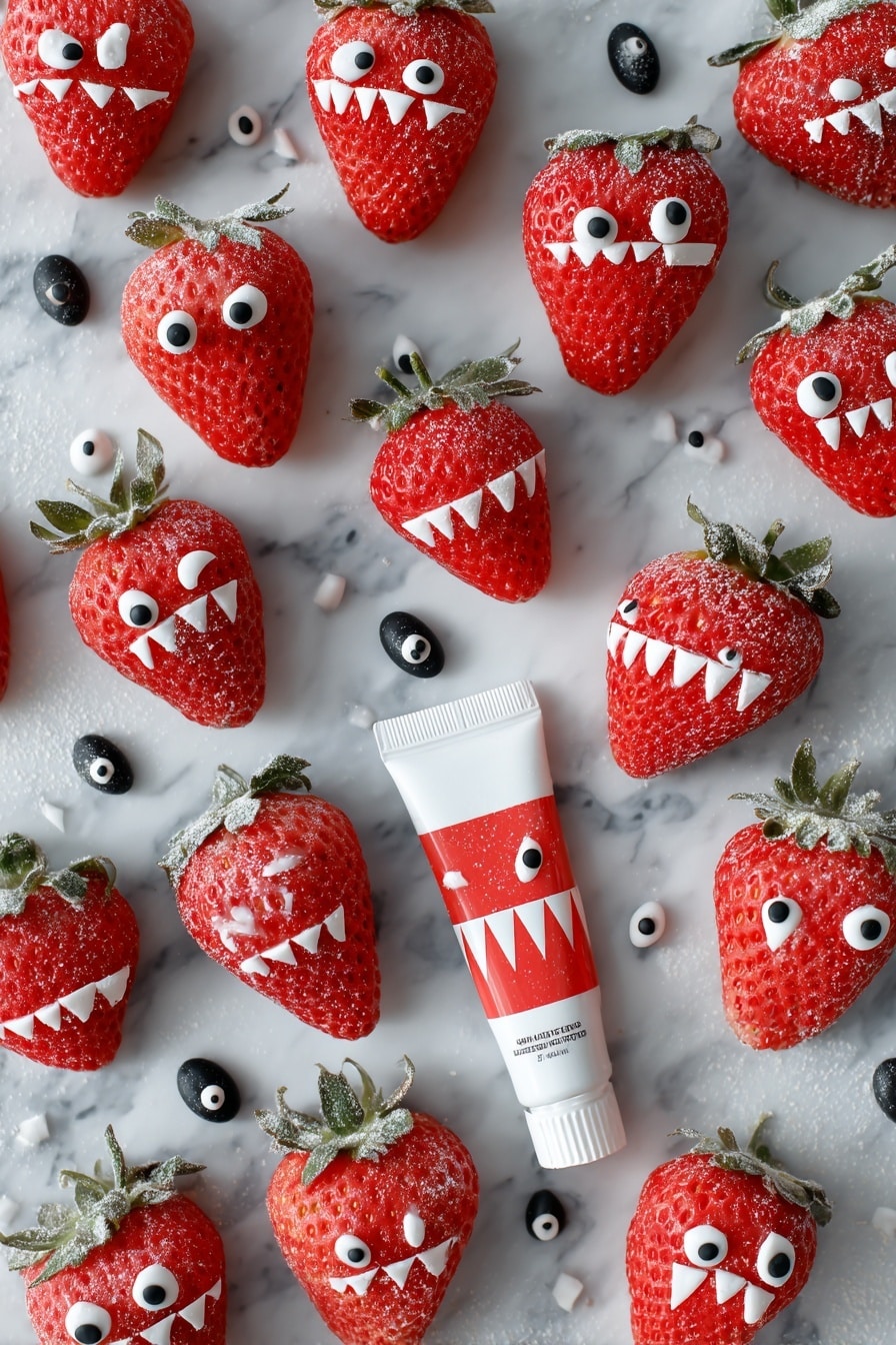 Halloween Strawberry Monsters Recipe - Ingredients