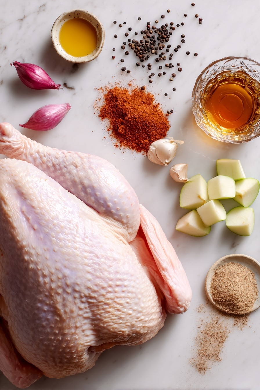 Applewood Smoked Turkey Breast with Cider Bourbon Gravy Recipe - Ingredients