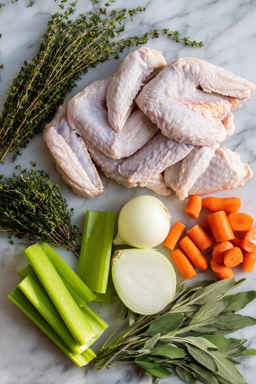 Homemade Turkey Stock Recipe - Ingredients