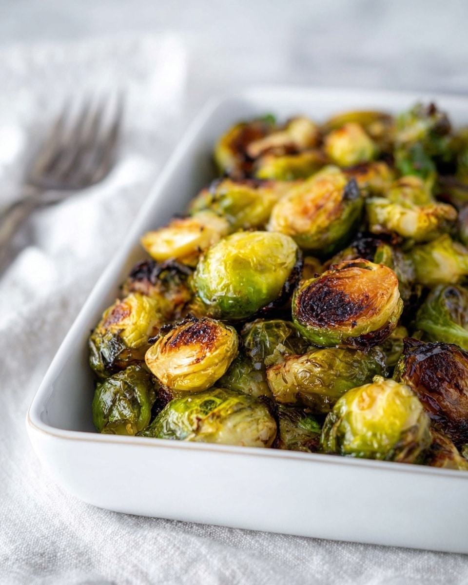 Roasted Brussels Sprouts with Balsamic and Maple Recipe - Recipe Image