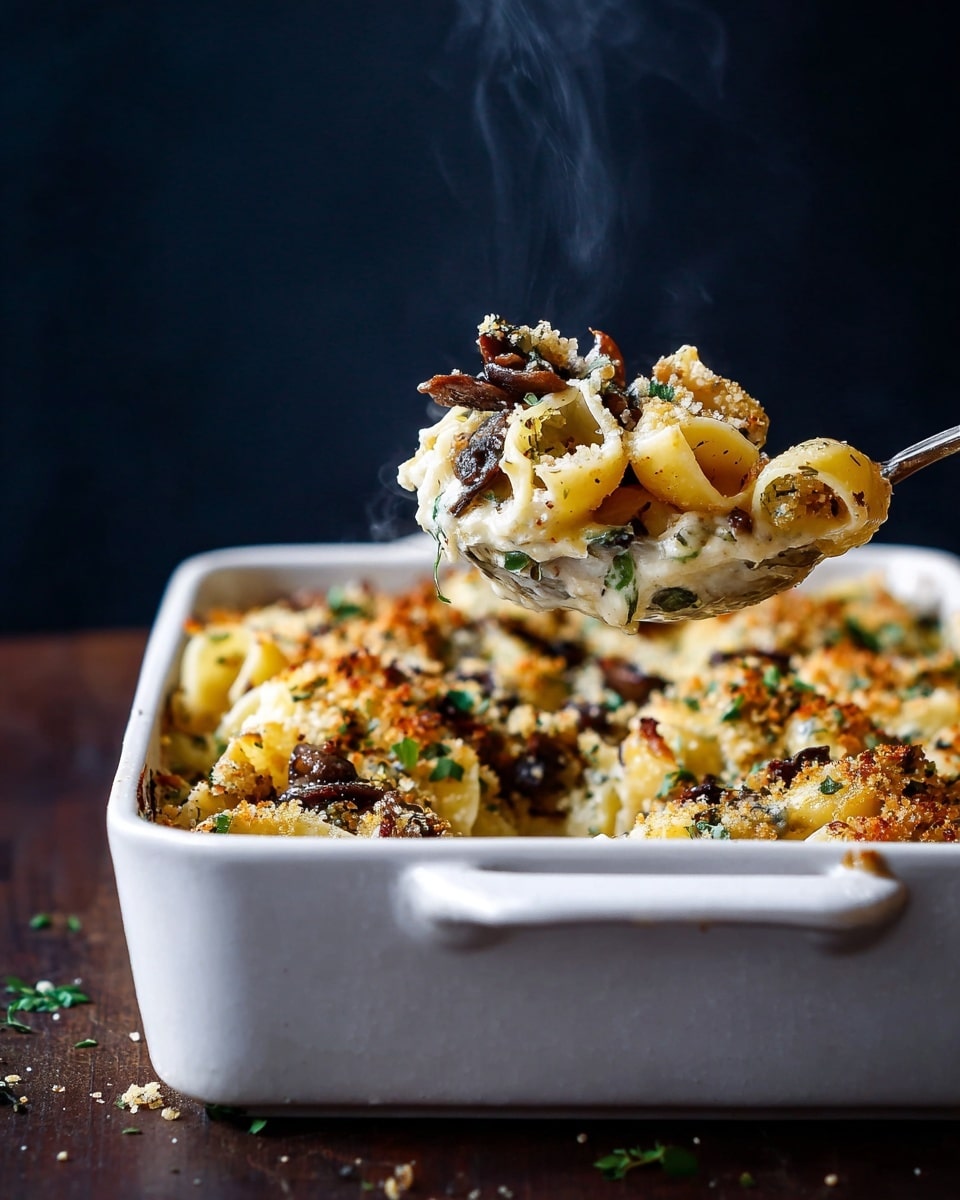 Truffle Mushroom Mac and Cheese Recipe - Recipe Image