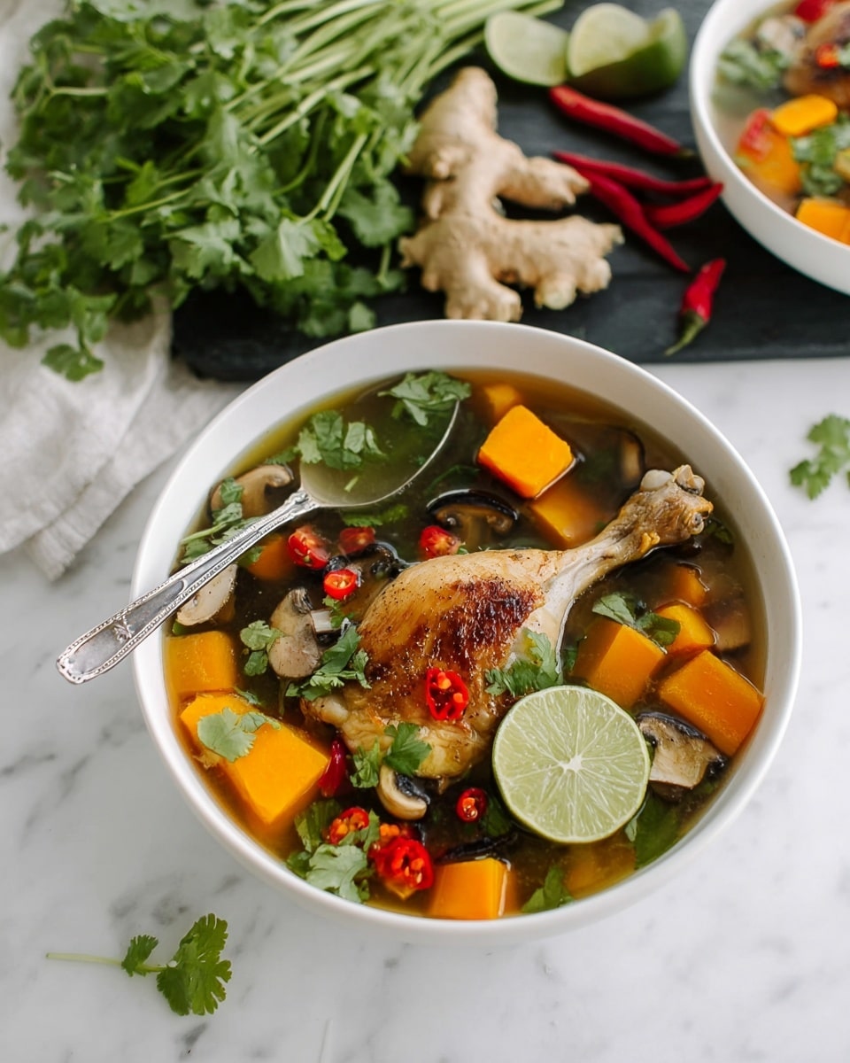 Thai Chicken Soup Recipe - Recipe Image