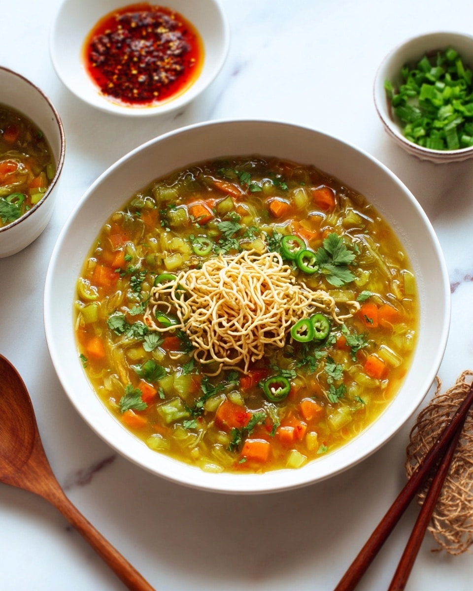 Chicken Manchow Soup Recipe - Recipe Image