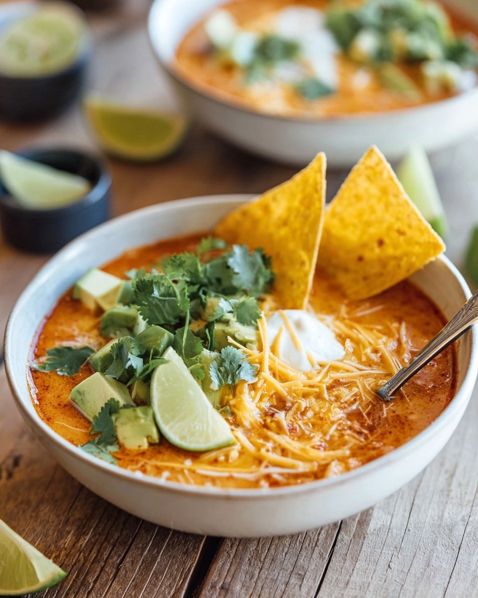 Easy Mexican Chicken Tortilla Soup Recipe - Recipe Image