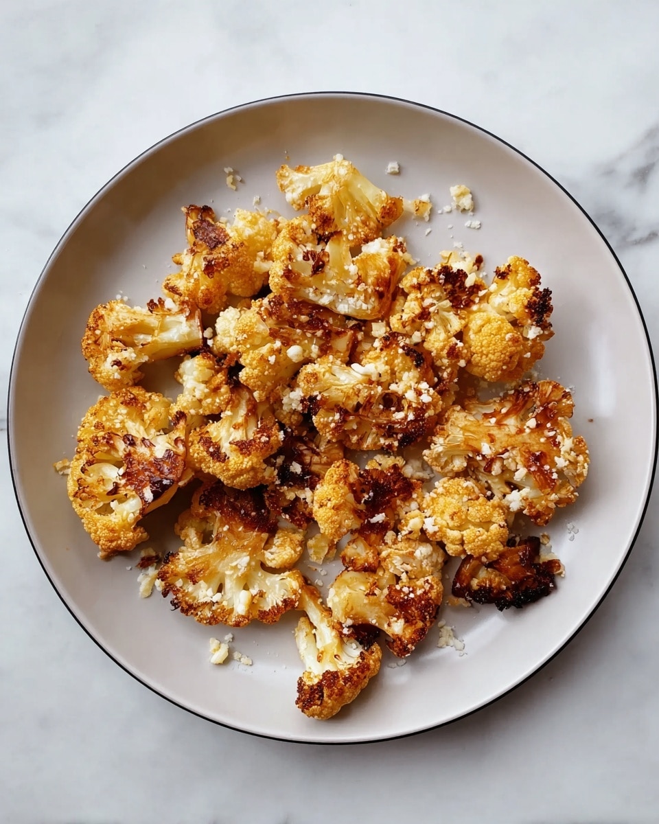 Oven-Roasted Cauliflower with Parmesan and Spiced Seasoning Recipe - Recipe Image