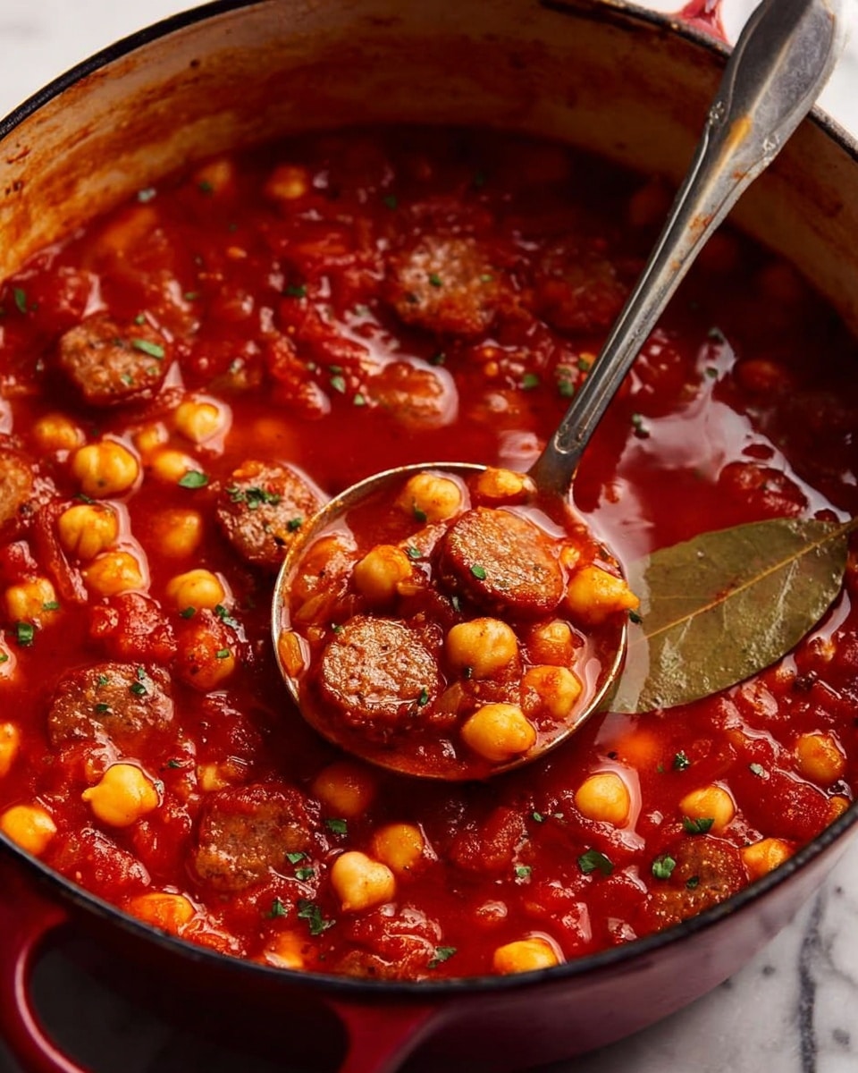 Chorizo Chickpea Stew Recipe - Recipe Image