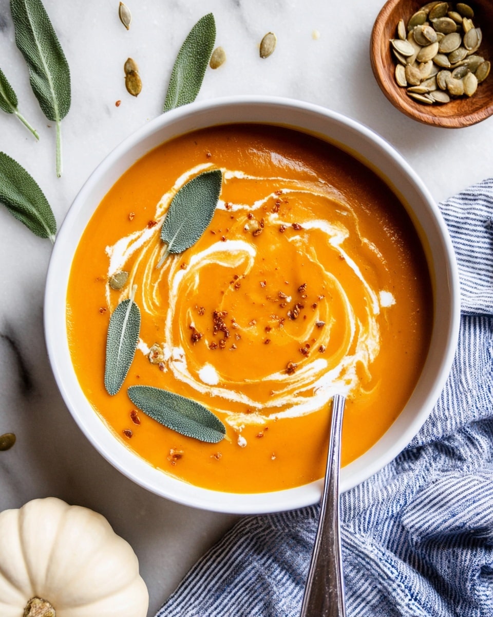 Easy Pumpkin and Sweet Potato Soup Recipe - Recipe Image