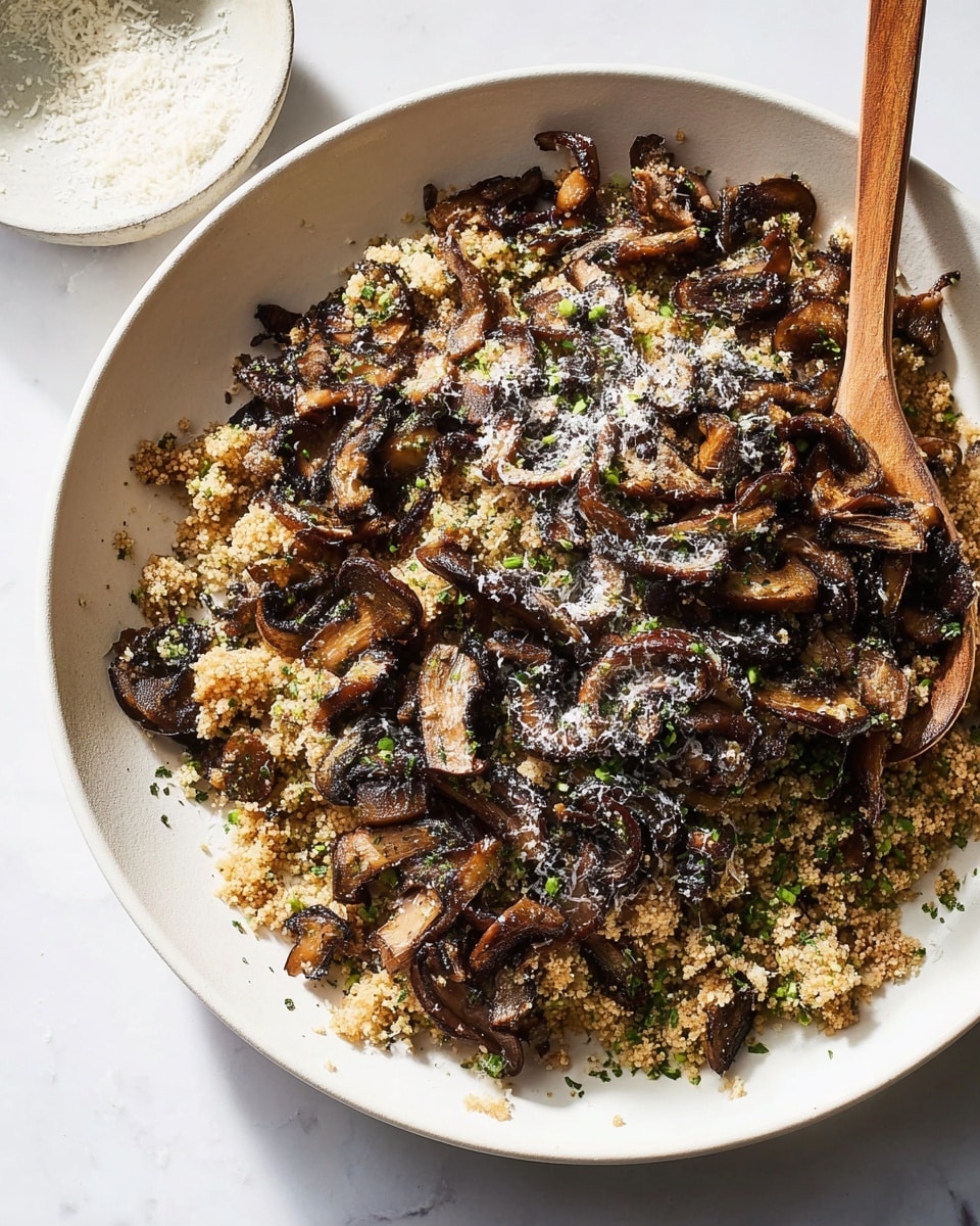 Crispy Wild Mushrooms with Lemon, Capers, and Homemade Breadcrumbs Recipe - Recipe Image