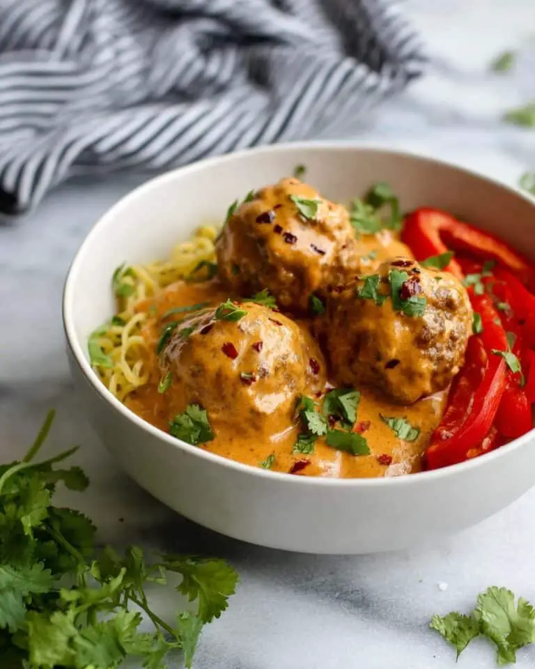 Thai-Inspired Red Curry Turkey Meatballs Recipe