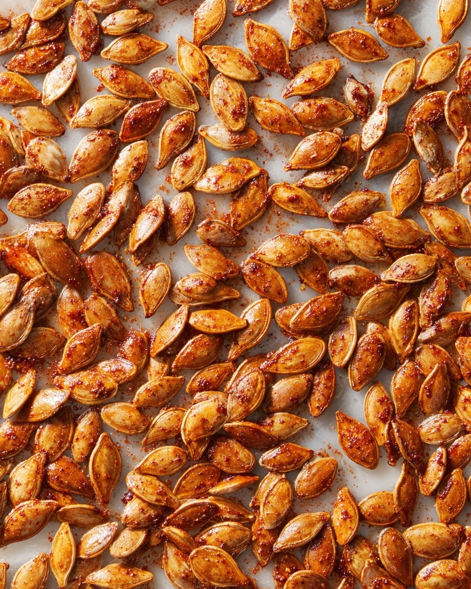Sweet and Spicy Roasted Pumpkin Seeds Recipe - Recipe Image