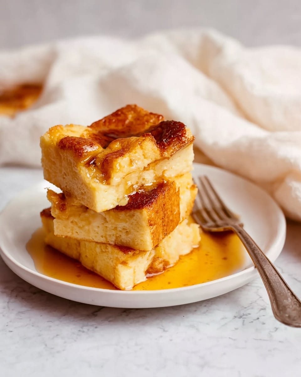 Apple Bread Pudding with Bourbon Sauce Recipe - Recipe Image