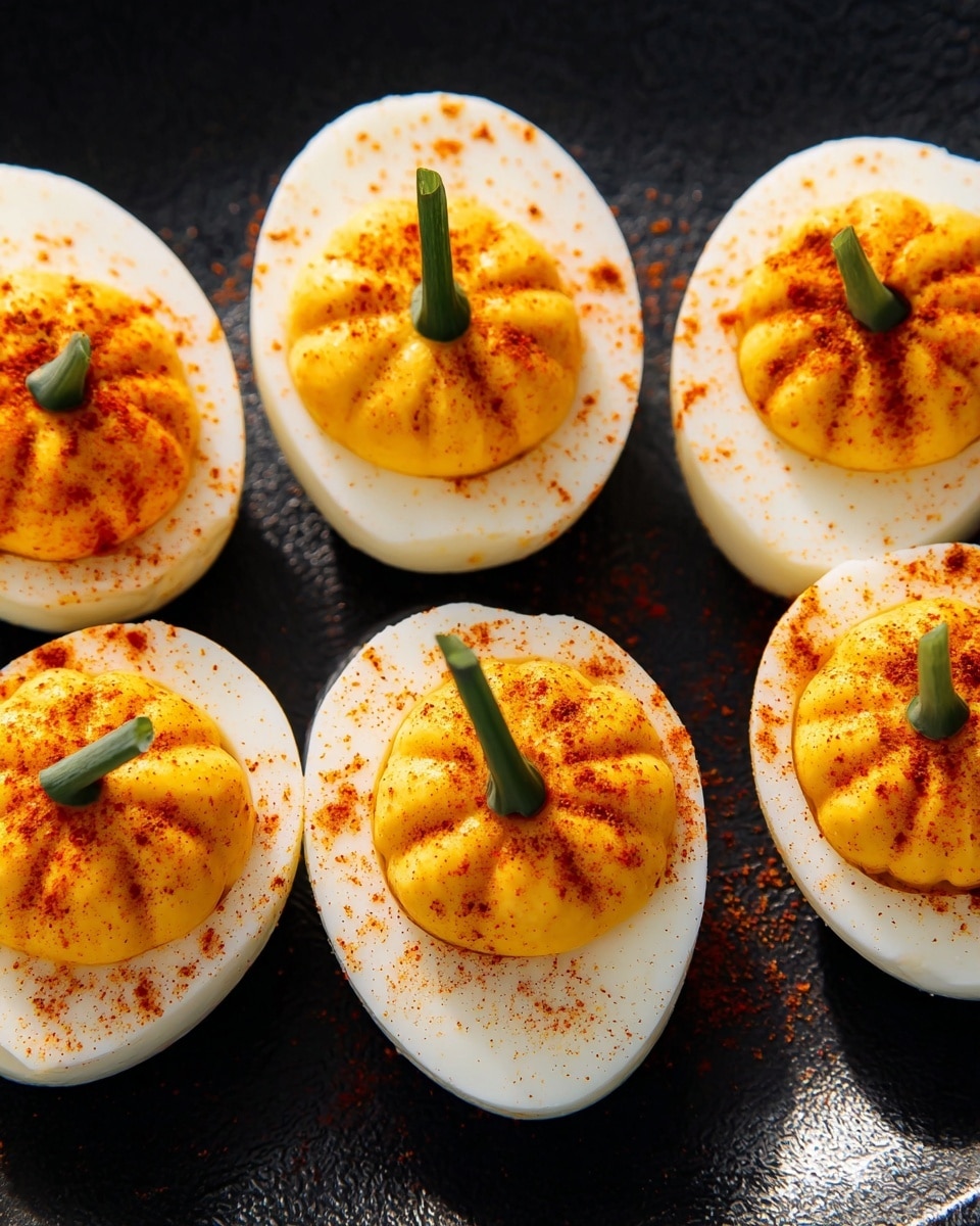Pumpkin Deviled Eggs Recipe - Recipe Image