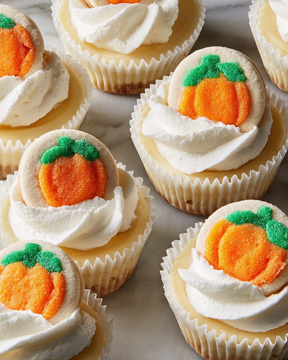 Mini Pillsbury Pumpkin Cookie Cheesecakes Recipe - Recipe Image