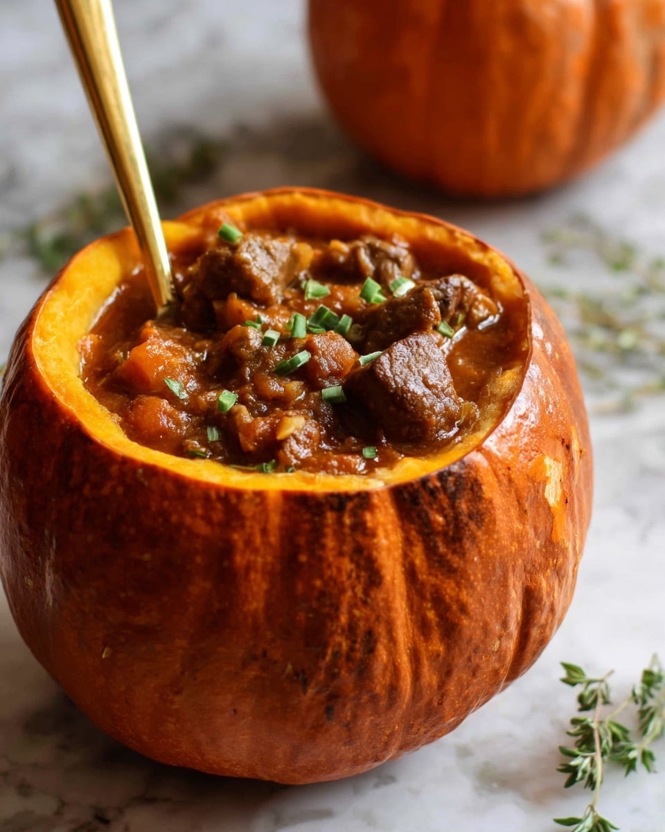 Slow Cooker Pumpkin Beef Stew Recipe - Recipe Image