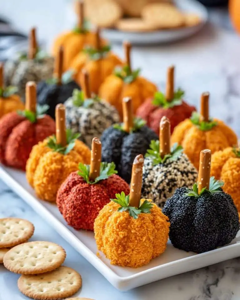 Mini Pumpkin Cheese Balls Recipe