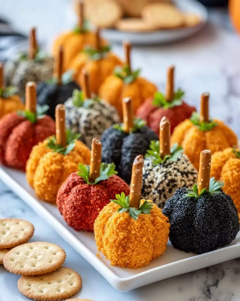Mini Pumpkin Cheese Balls Recipe
