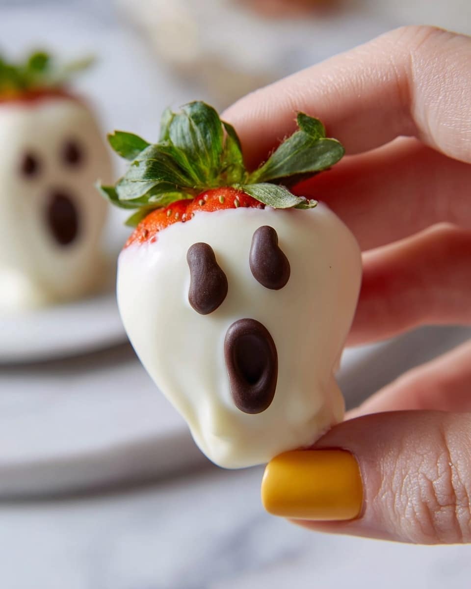 Strawberry Ghosts Recipe - Recipe Image