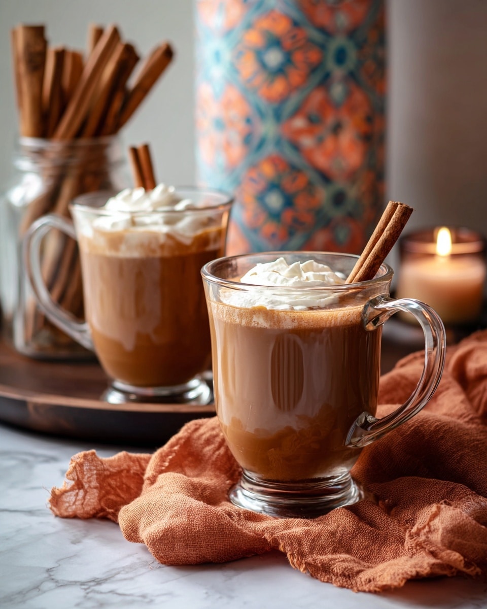Pumpkin Apple Cider with Cinnamon Whipped Cream Recipe - Recipe Image