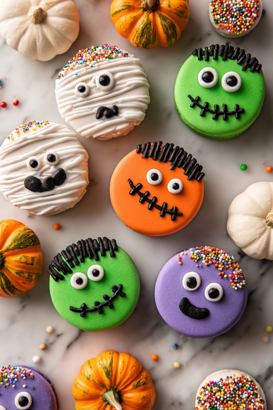 Chocolate Covered Halloween Oreos Recipe - Serving